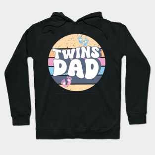 Twin Dad Father of Twins Gift For Men Father day Hoodie